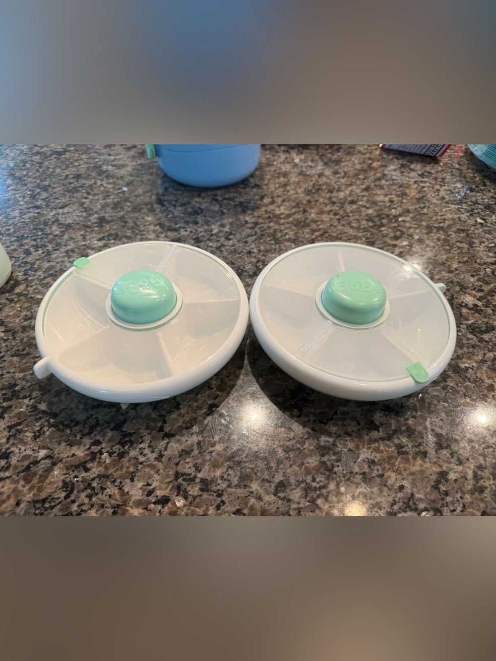 GoBe Kids Small Snack Spinner Flip lid (2 pack)